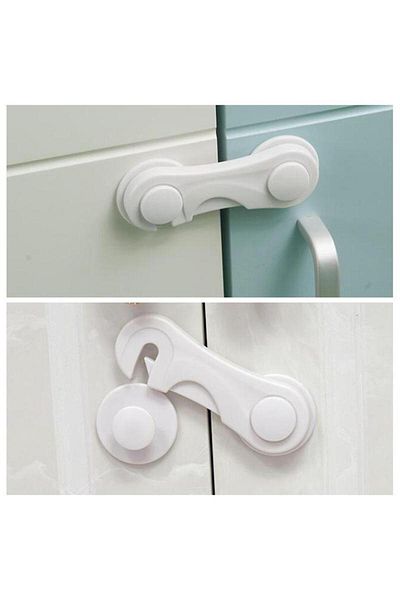 Elite Avm Child Protection Cupboard Drawer Refrigerator Lock Snap Lock 2 Pieces