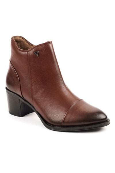 Forelli ZERO 21856 Forelli Genuine Leather FErmuar Closure Heeled Boots