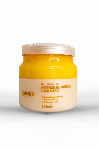 Ostwint Hair Mask, Milk Protein, 500 Ml, Nourishing, Intensive Moisturizing, Repairing, Shine