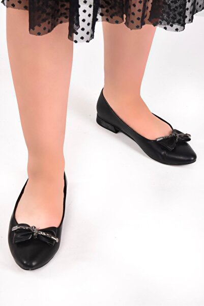 lamiashoes BÜYÜK NUMARA KADIN TAŞLI BABET 41-42