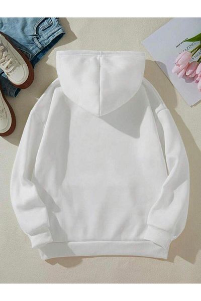 SELENA BUTİK Unisex Patterned Printed Sweatshirt ½ 100 Cotton