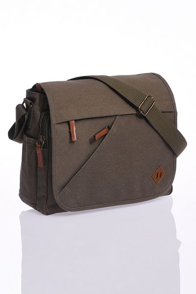 Fiyaka school bag university bag student daily messenger bag with phone compartment