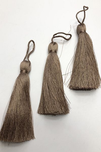 Hobigram Φούντα Διακοσμητική Κορδέλα Dark Mink Μονή Φούντα Μήκος 10 cm-1 Τιμή είναι για το Τεμάχιο – Διακοσμητική Κορδέλα