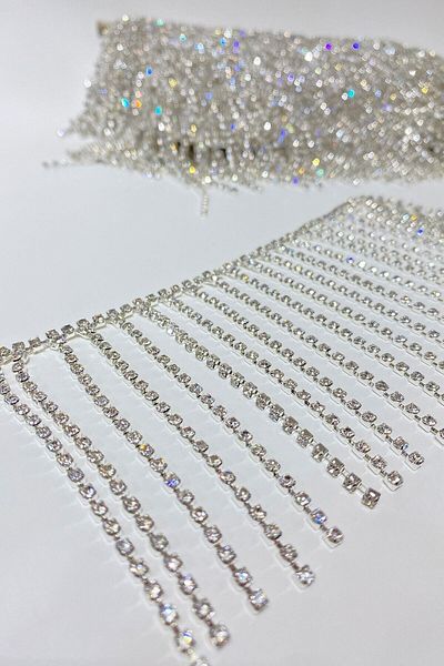 Hobigram Διακοσμητική κορδέλα Tassel Fringe Αξεσουάρ Κορδέλα Πέτρινη Απλίκα 1 Mt – Διακοσμητική κορδέλα, Κομψό Σχέδιο – Διακόσμηση