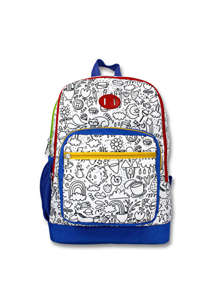 Famebag -Τσάντα ουμί ζωγραφιζόμενη σχολική τσάντα για αγόρια και κορίτσια-3134