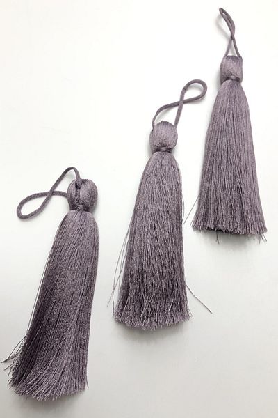 Hobigram Decorative Ribbon Light Lilac Single Tassel 10 cm 1 Piece – Decorative Ribbon, Stylish Design, Women's Accessory