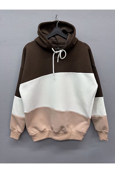 NewCabin Νέα σεζόν Unisex 3 κλωστές 100% βαμβάκι 3 τεμαχίων Πολύχρωμο με κουκούλα oversize κουκούλα