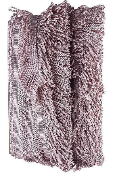 Hobigram Decorative Ribbon Powder Twisted Bouillon Fringe Tassel 7 cm – Decorative Ribbon, Stylish Design – Decorative Ş