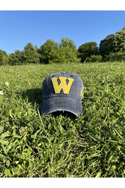 Cmf Unisex Lacivert W Eskitme Kep Şapka