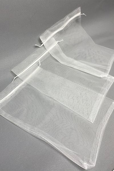 Hobigram Decorative Ribbon Prayer Rug and Dowry Tulle Pouch 10 Pieces (28*40 cm) – Decorative Ribbon, Stylish Design – De