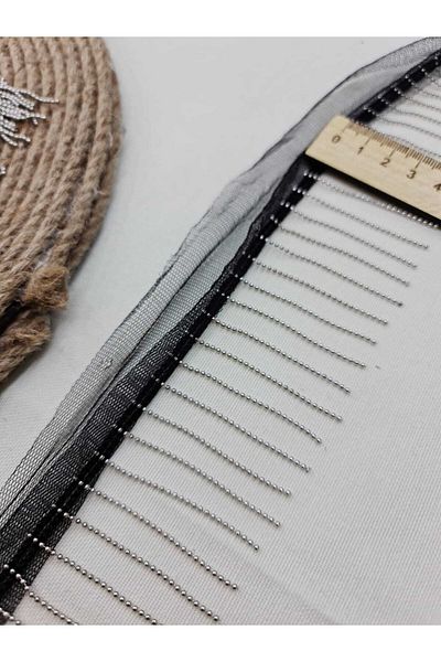Hobigram Decorative Ribbon Chain Tasseled Fringe Ribbon 5 cm – Decorative Ribbon, Stylish Design, Women's Accessory