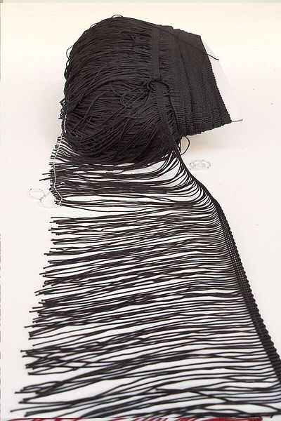Hobigram Decorative Ribbon Black 15 cm Fringe Ribbon Tassel – Decorative Ribbon, Stylish Design, Women's Accessory – De