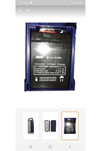 TIGER POWER Power Led Telefon Şar Edilebilir 24 Led Kamp Lambasi 80 Saat 6 Wa...