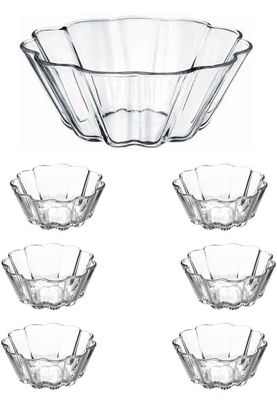 Paşabahçe 1 Small Cake - Pyrex Sliced Mold, 6 Pieces 59514-59654