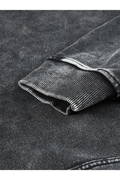 Touz Unisex Vintage Oversize Hooded Sweatshirt - Blunt Duck Anatomy Printed, Washable