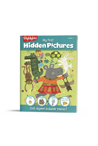 Dikkat Atölyesi Yayınları My First Hidden Pictures 1. Seviye (Benim İlk Gizli...