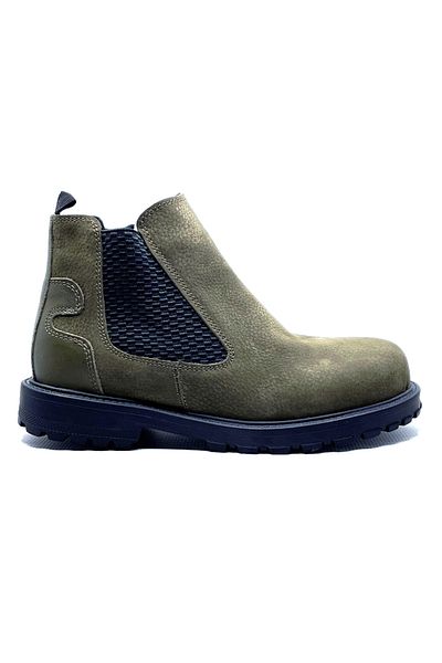 Guppy Kids Genuine Leather and Anatomical Sole Unisex Chelsea Boots