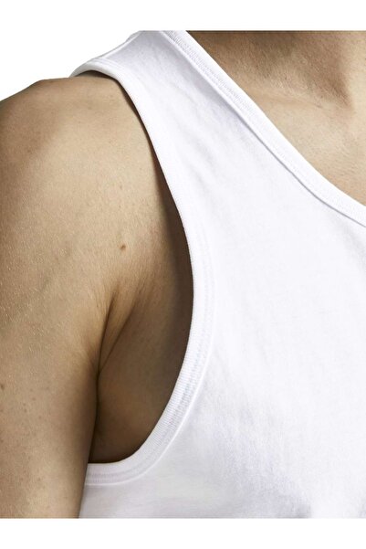 Jack & Jones JACK&JONES Herren Tanktop, 4er Pack - JACBASIC TANKTOP, einfarbig, Baumwolle