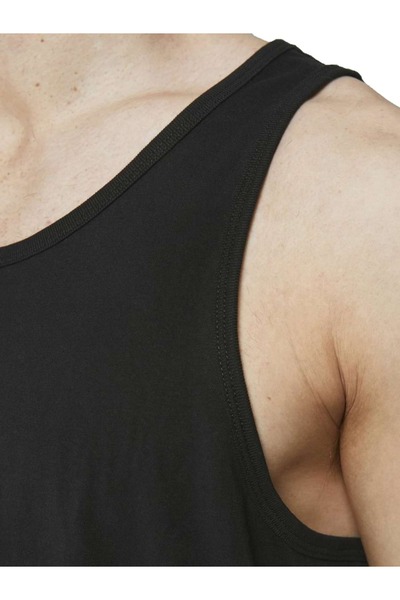 Jack & Jones JACK&JONES 4er-Pack Herren Tanktop – JACBASIC Plus Size Baumwolle Tanktop