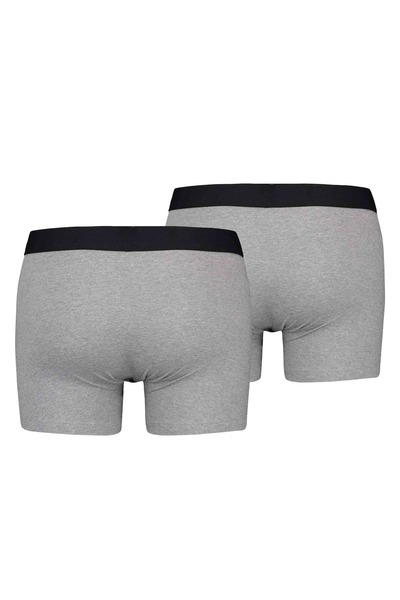 Levi's LEVI´S Herren Boxershorts, 4er Pack - Solid Basic Boxer Brief Organic, Logobund