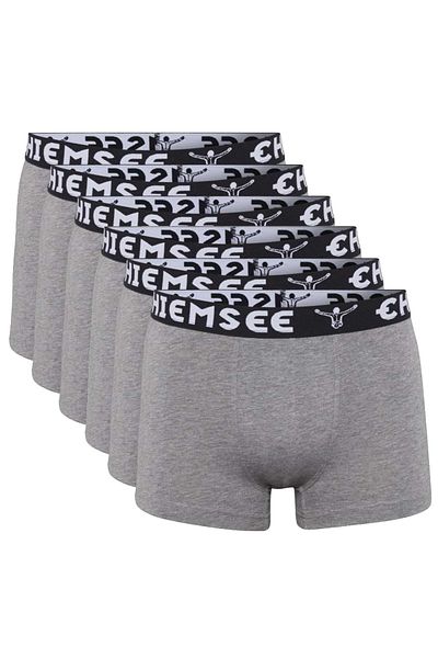Chiemsee Herren Boxershorts, 6er Pack - Shorts, Logobund, einfarbig