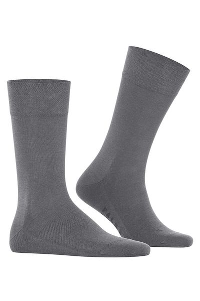 FALKE Herren Socken - Sensitive New York, Strümpfe, Polyestermischung, Logo, einfarbig