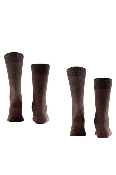 FALKE 2er-Pack Herren-Socken – Happy & Kurz Baumwolle-Socken