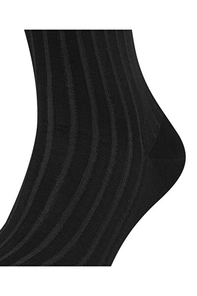 FALKE Herren Socken - Shadow, Strümpfe, Baumwolle, Logo, lang, einfarbig