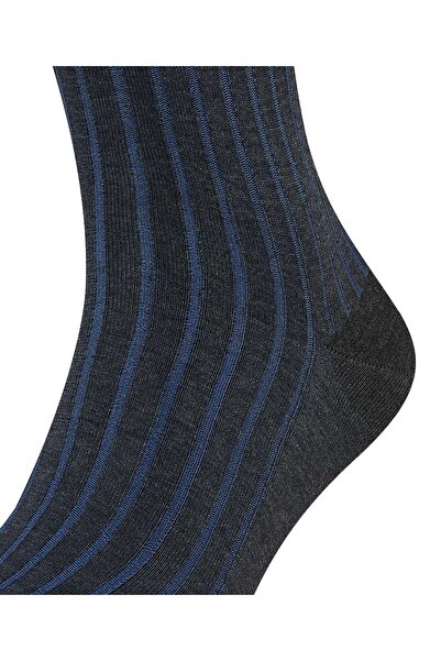 FALKE Herren Socken - Shadow, Strümpfe, Baumwolle, Logo, lang, einfarbig
