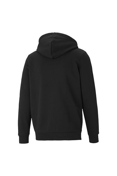 Puma Herren Sweatjacke – FZ Hoodie mit kleinem ESS-Logo, Kapuze, Reißverschluss, Baumwoll-Mix