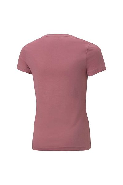 Puma Mädchen T-Shirt - ESS+ Metallic LOGO TEE, Rundhals, Kurzarm, uni