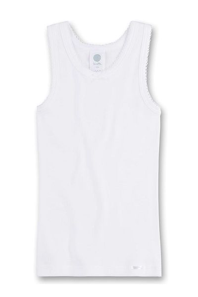 Sanetta Mädchen Unterhemd 3er-Pack – Modell aus Bio-Baumwolle, Tops und Hemden, Einfarbig