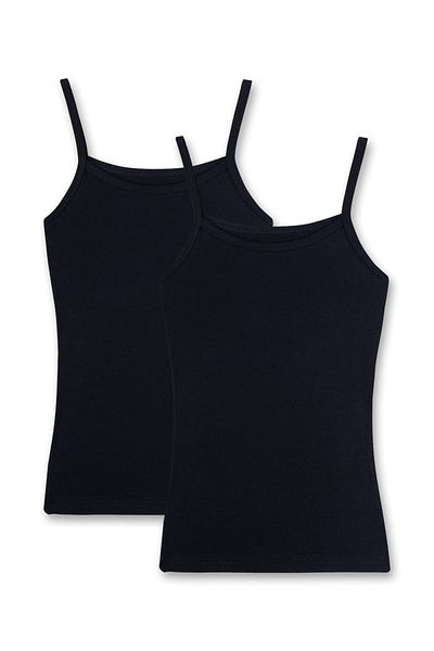 Sanetta Mädchen Unterhemd, 2er-Pack – Hemden ohne Armaturen, Oberteil