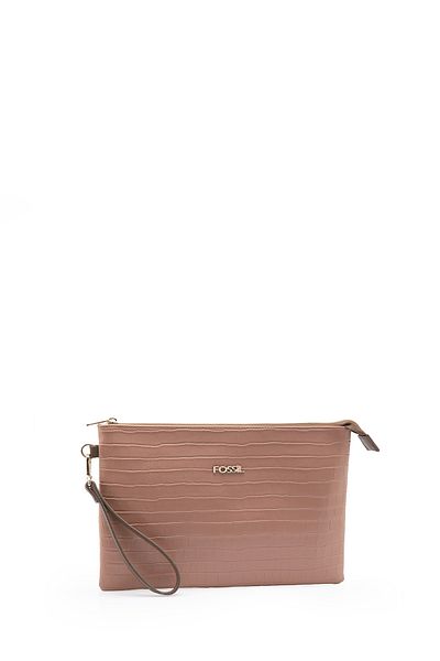 Fossil Дамско портфолио и клъч чанта Sandstone
