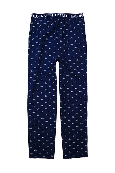 Ralph Lauren Kragen, Knopfleiste und Brusttasche sowie ein Langarmhemd oder ein Schlafanzug-Pyjama