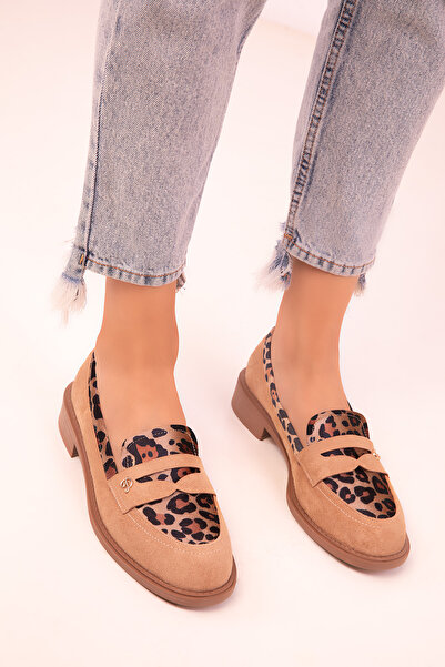 SOHO Mink Suede-Leopard Women's Casual Shoes 18421