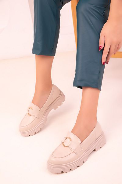 SOHO Beige Freizeitschuhe für Damen 18418
