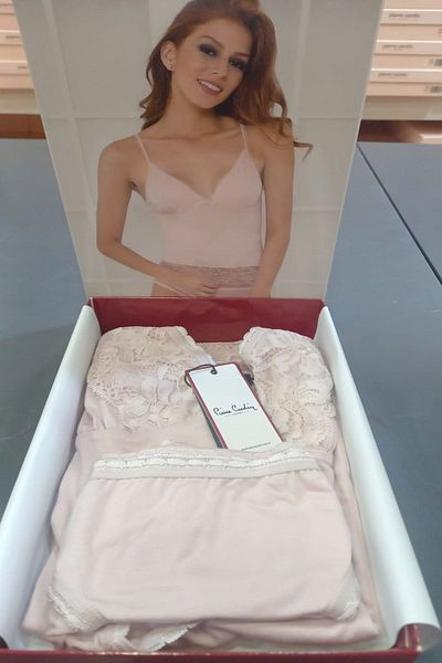 Pierre Cardin Set camisole pudră pentru femei 325
