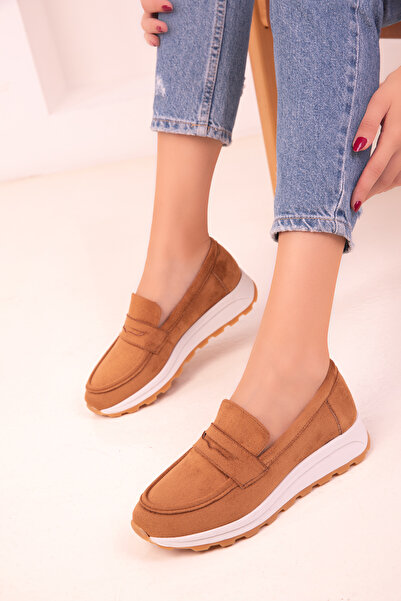 SOHO Tan Suede Women's Casual Shoes 18435