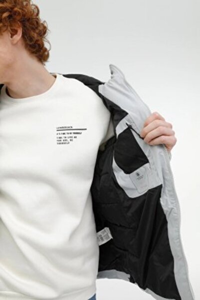 lumberjack Acelın Coat 2 Pr Erkek Kışlık Kaban Açık Gri