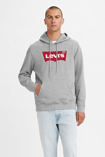 Levi's Ανδρικό κόκκινο φούτερ T2 Std Graphic Hoodie Co Hm Two