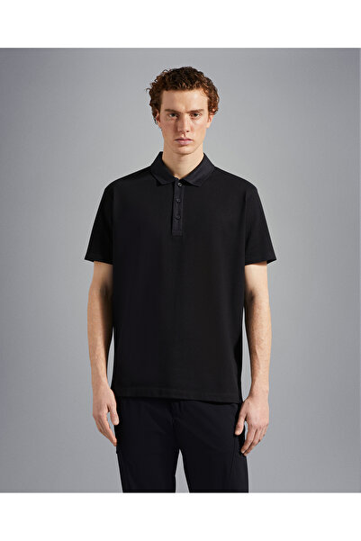 PAUL&SHARK MEN'S KNITTED POLOSHIRT C.W. COTTON