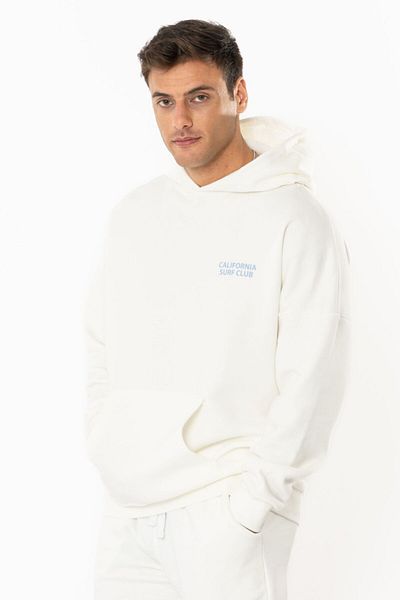 Coredra Мъжки суичър Surf Oversize - екрю