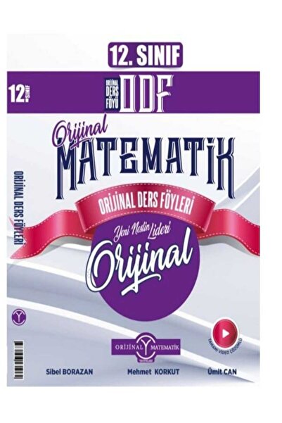 Orijinal Yayınları Orijinal Mikro 12. Sınıf Matematik ODF Orijinal Ders Föyle...