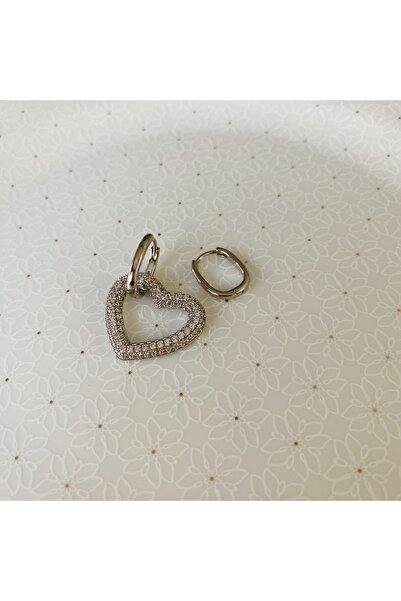 Fynbos أقراط قلب Xuping مرصعة بأحجار الزركون من سلسلة VIP