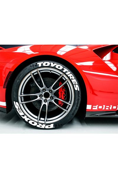 bombtire Tire Lettering Toyo Tires Proxes Large size 3.2 cm Original Rubber 8 Pieces Best Quality
