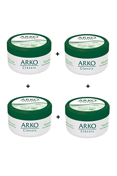 ARKO Nem Classic Naturel Klasik Krem Ekstra Gliserinli Bakım Kremi 4 X 150 Ml