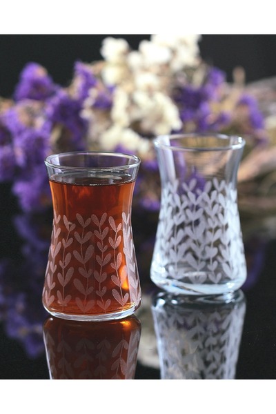 Kikovski 6 lı Çay Bardağı Takımı- Leafs