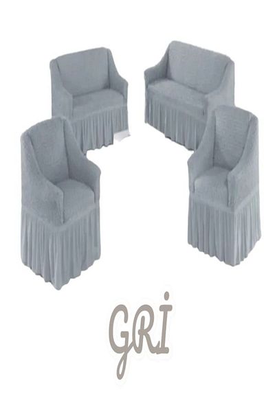 FurkanTicaret 3211 Model Bürümcük Sofa and Sofa Sofa Bed Cover - One, One 2-Piece and Two Single Set