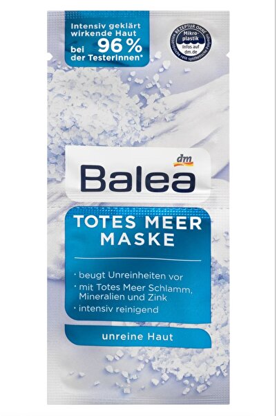 BALEA Intensive Cleansing Face Mask with Dead Sea Mud, Minerals and Zinc Tote...